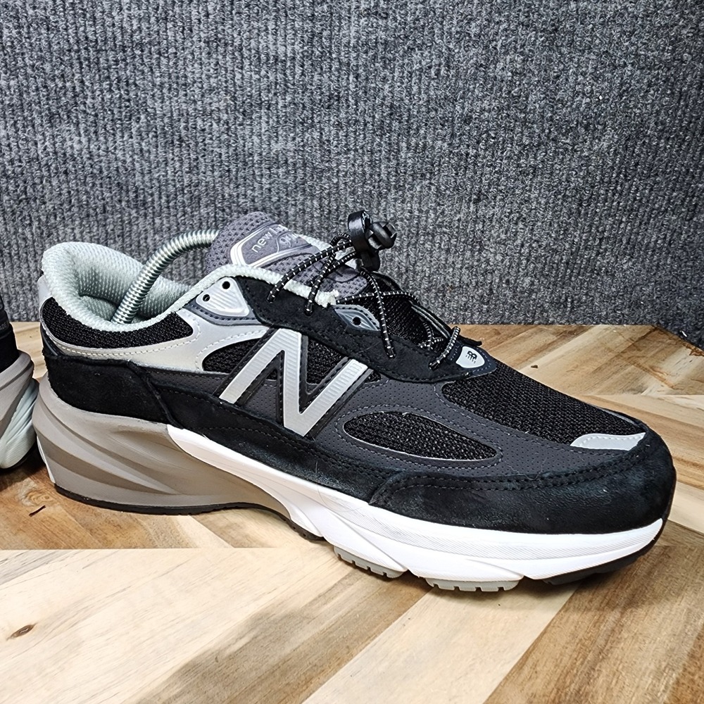 New Balance 990v6 Women's 10 D WIDE Black Suede Sneakers Shoes W990BK6 USA - Picture 6 of 13